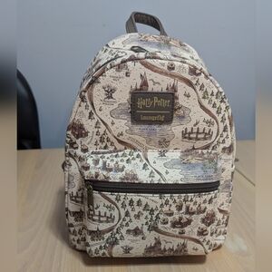 EUC Harry Potter Loungefly School Grounds Mini Backpack